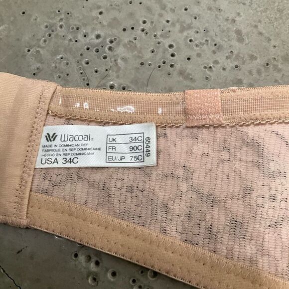 Wacoal Halo Lace Strapless Bra - Picture 4 of 5